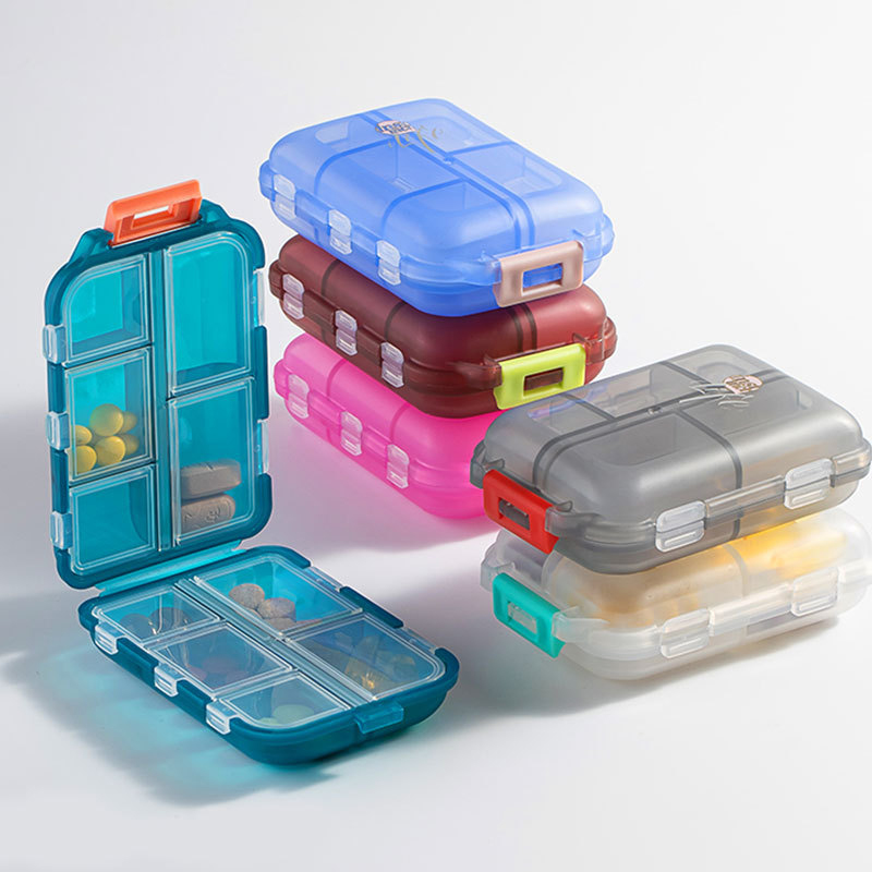 Seaweed Snack - 10 Compartments Travel Pill Organizer Pocket