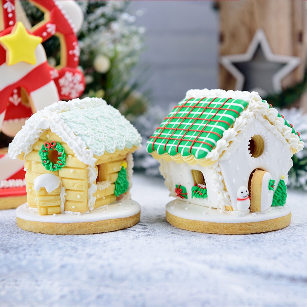 Cookies Pack - 6Pcs Mini Christmas Gingerbread House Cookie
