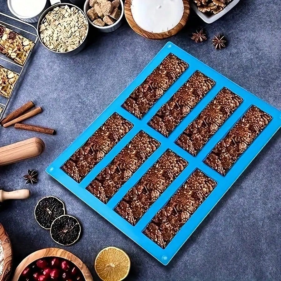 Protein Bar - 1pc Silicone Granola Bar Mold, Candy