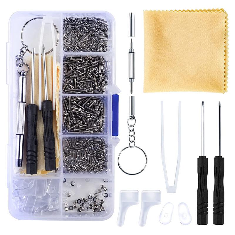 Nuts Mix - New·500Pcs/set Eyeglasses Sunglass Repair Tools Include