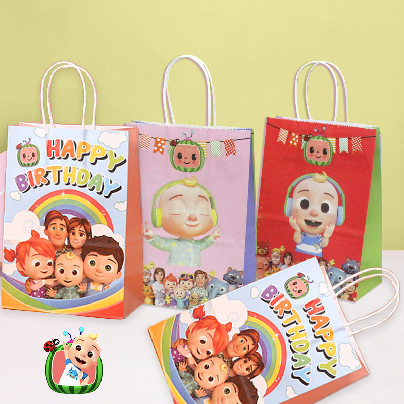 Cookies Pack - Cocomelons Party Gift Bag Set Cute