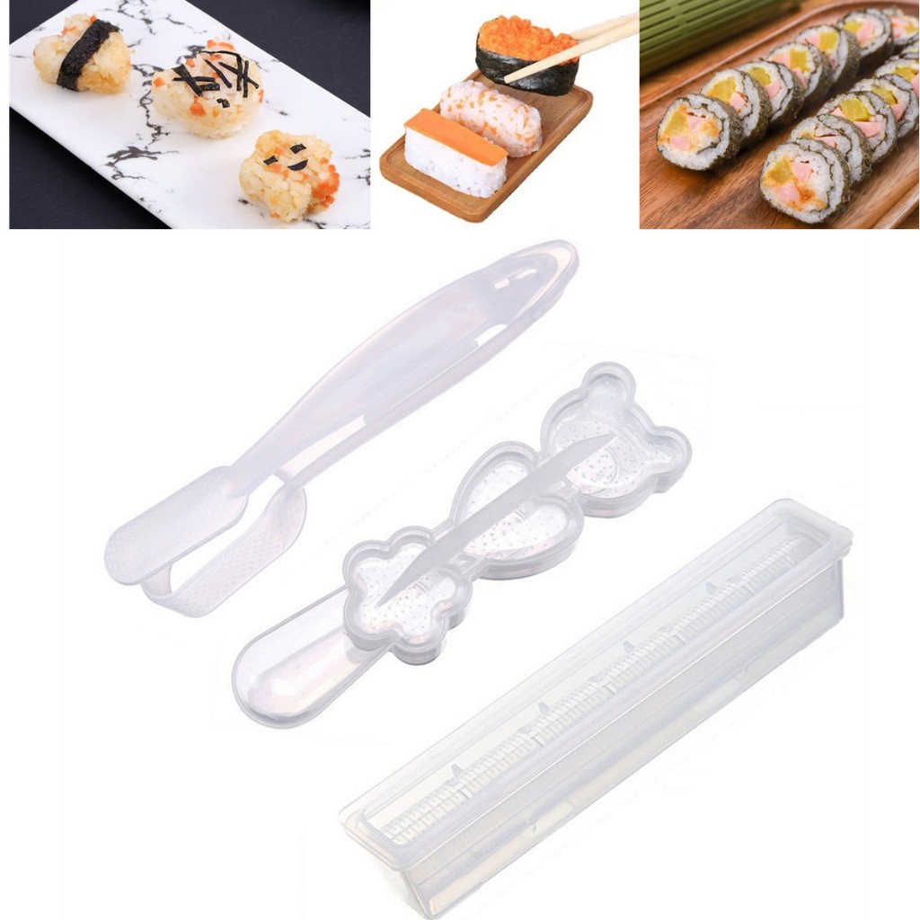 Seaweed Snack - 3Pcs/Set Sushi Mold Set, DIY Warship