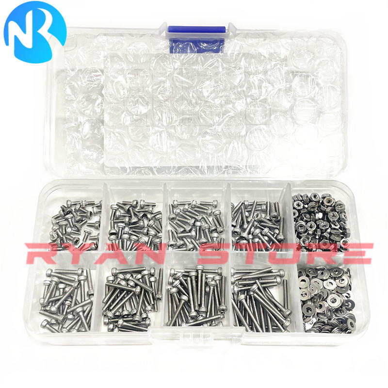 Nuts Mix - 1 Box/660PCS M2*4 5 6 8