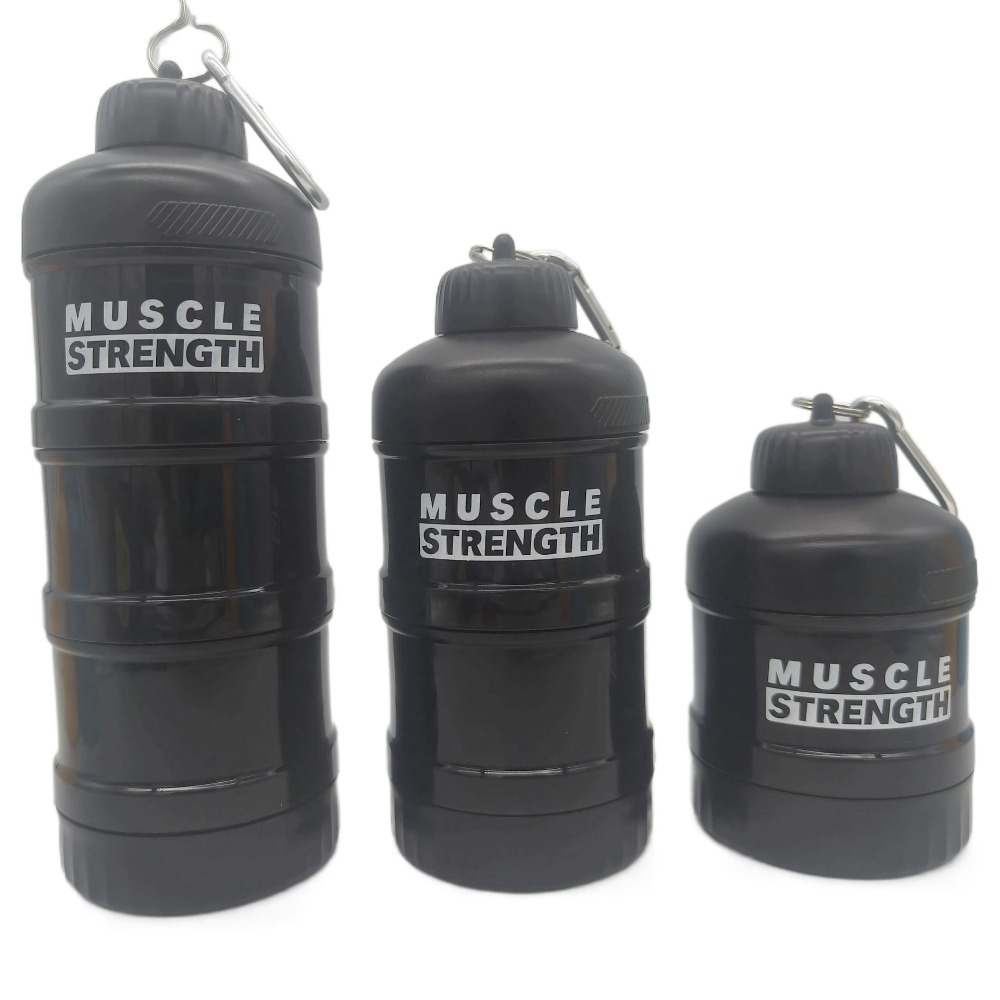 Protein Bar - 1/2/3-layer Portable Protein Powder Box with