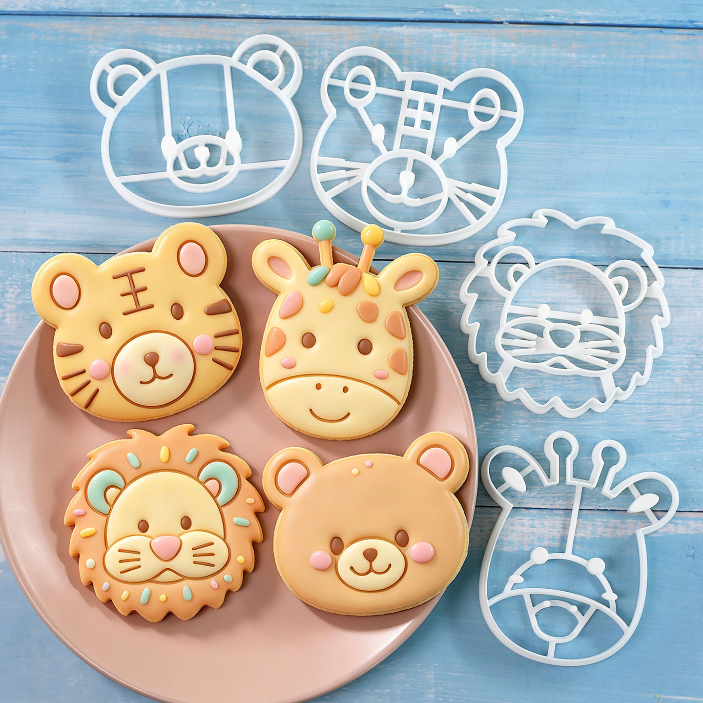 Cookies Pack - 4 Pcs Animal Cookie Cutters Set