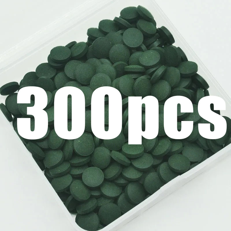 Seaweed Snack - 50-300Pcs High Purity Spirulina Tablets Spiral