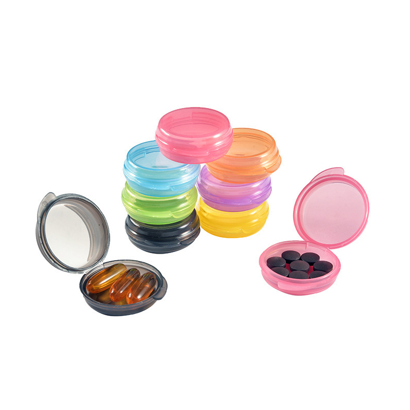 Seaweed Snack - 1pcs Mini Round Plastic Small Boxes