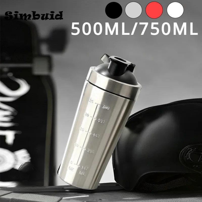 Protein Bar - Stainless Steel Protein Powder Shaker Bottle