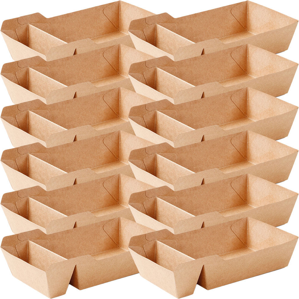 Chocolate Snack - 50Pcs Paper Food Box Eco Friendly