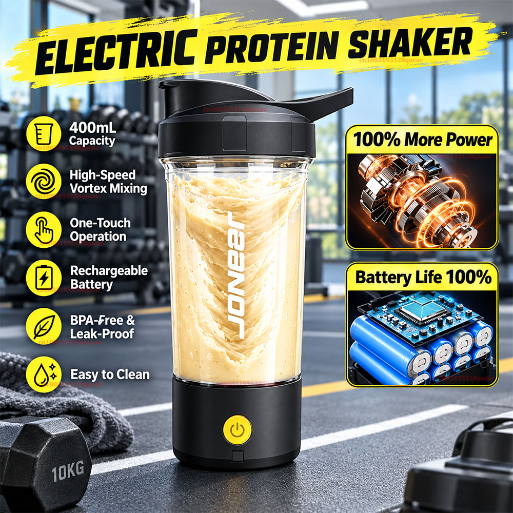 Protein Bar - 2026 New Electric Protein Shaker Bottle