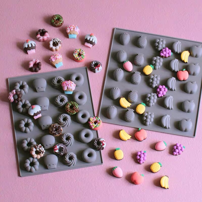 Chocolate Snack - Multicavity Fruit Silicone Chocolate Baking Mold