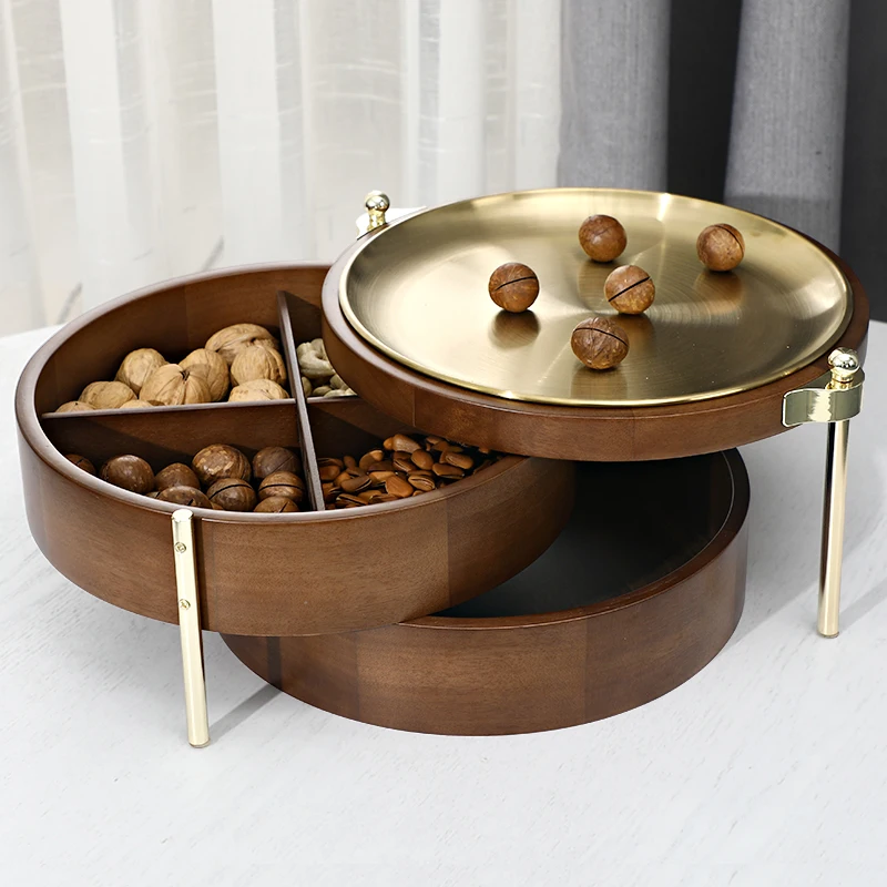 Dried Fruit - Three-layer dried fruit plate, nut storage