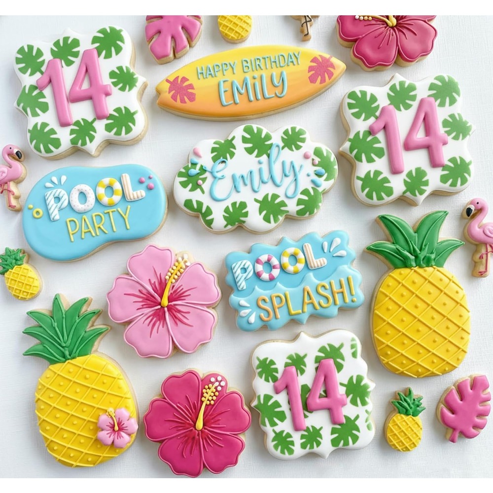 12-Pack Cookie Stencils Set Fl - Cookies Pack recension och pris