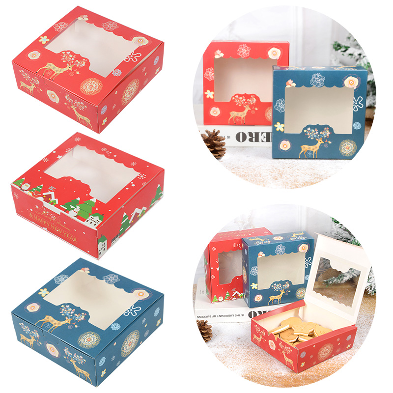 10/5Pcs Christmas Cookie Box w - Chocolate Snack recension och pris