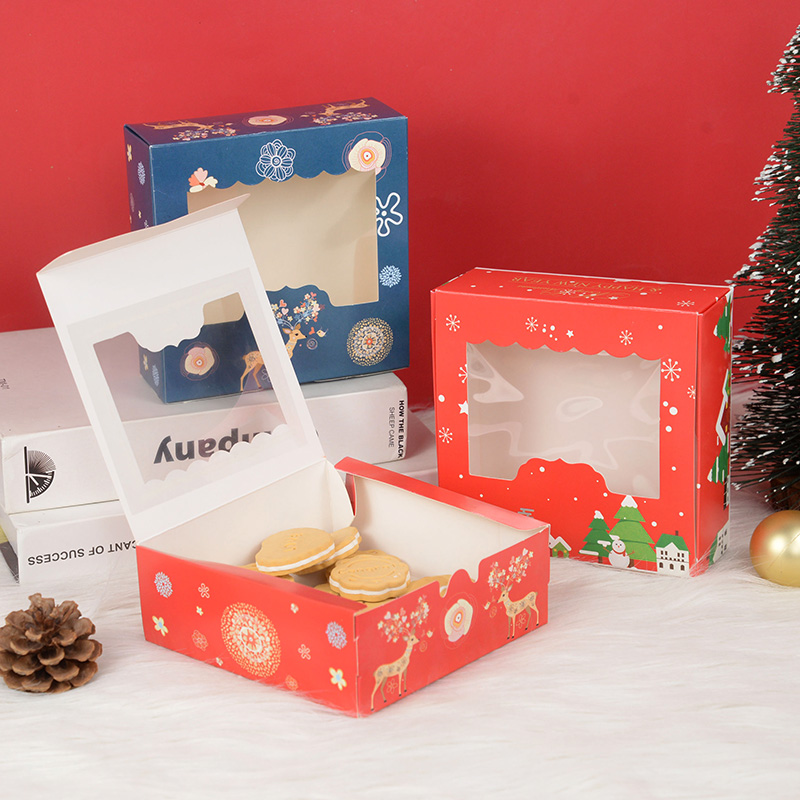 10/5Pcs Christmas Cookie Box w - Chocolate Snack recension och pris