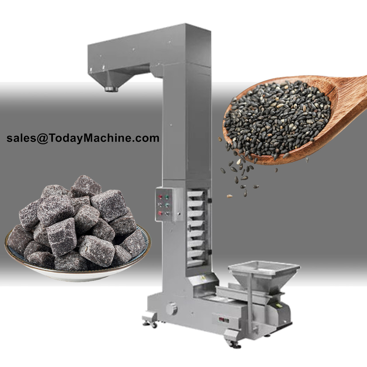 Stainless Steel Z Type Bucket  - Gummy Candy recension och pris