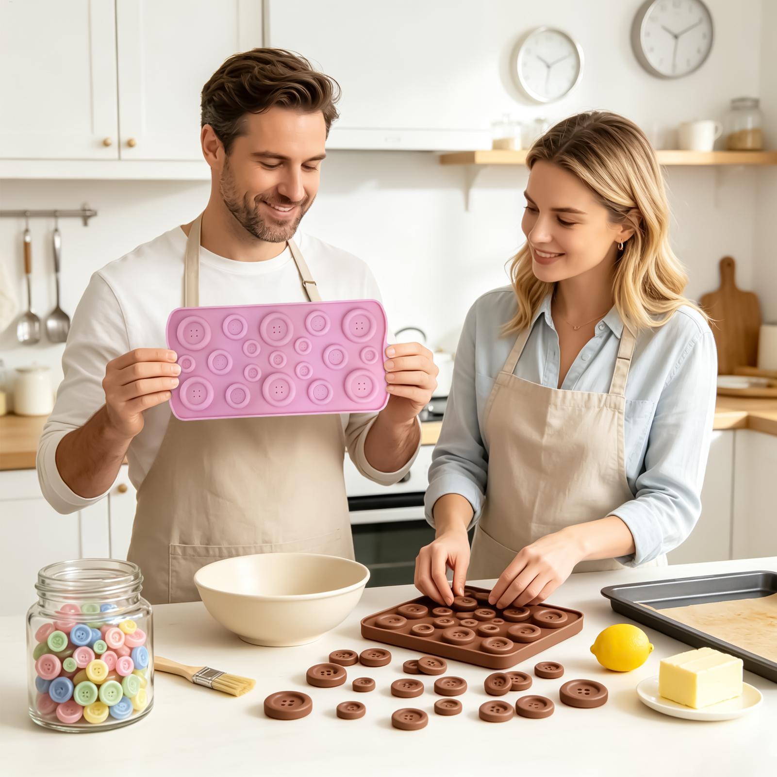 19 Cavity Button Chocolate Mol - Gummy Candy recension och pris