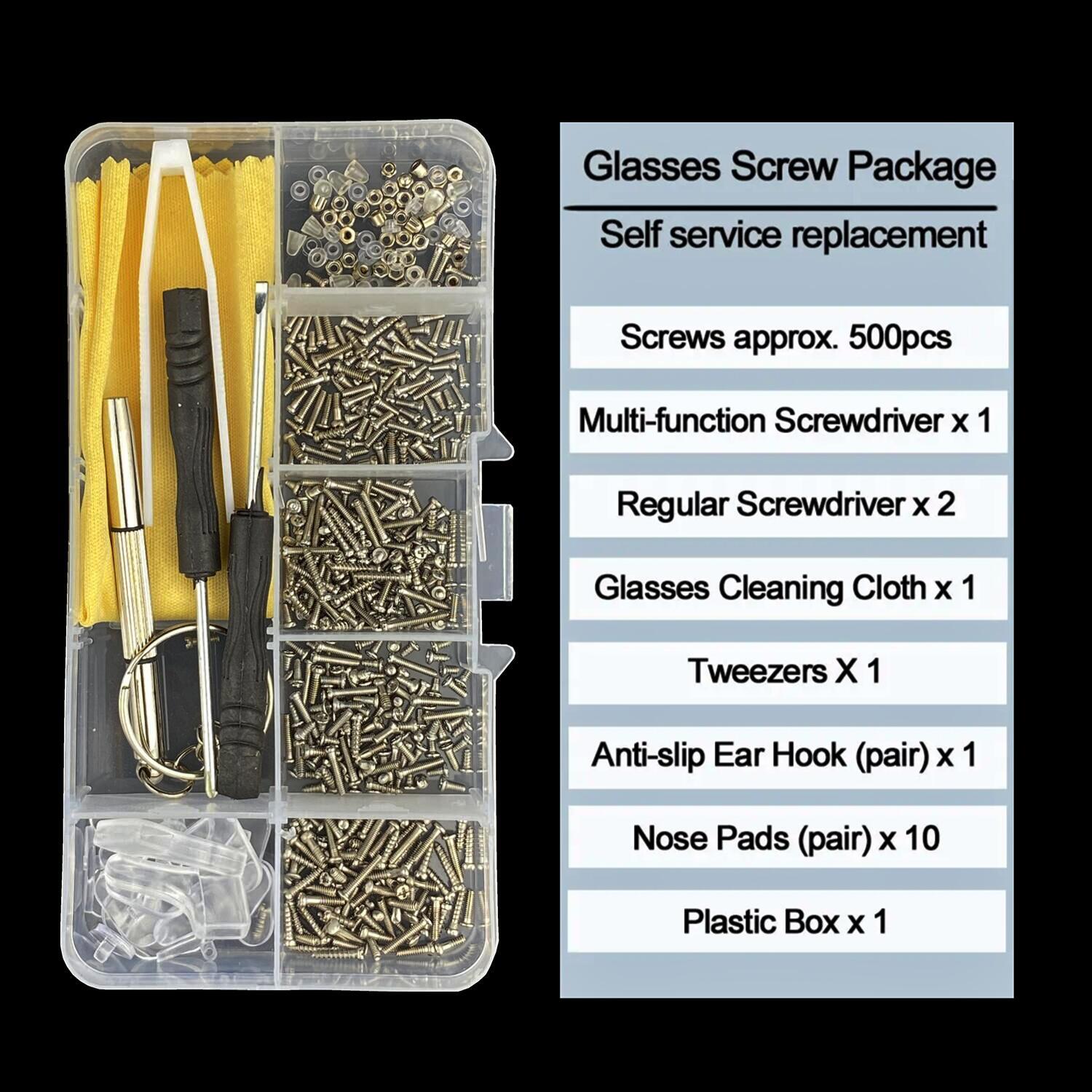500 Pcs Eyeglasses Sunglass Re - Nuts Mix recension och pris