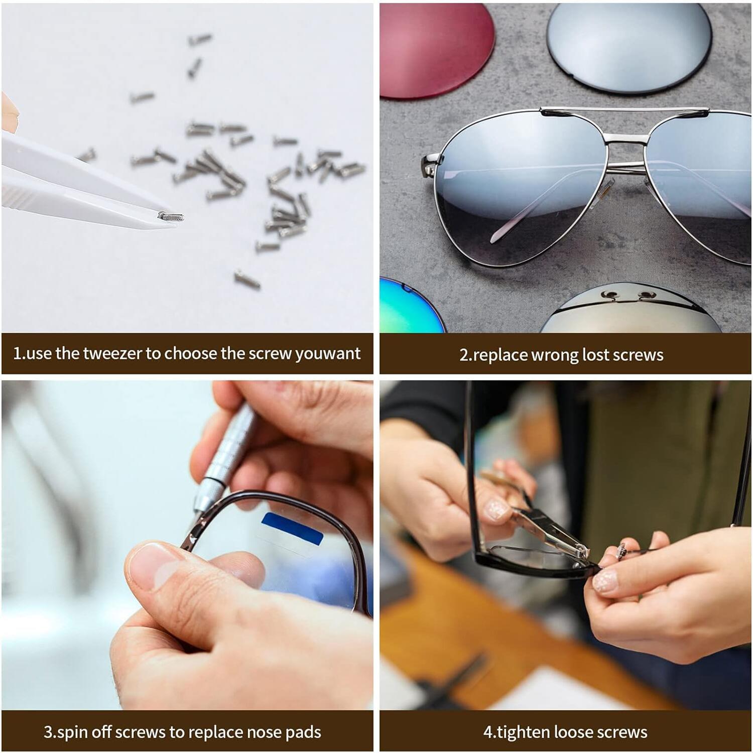 500 Pcs Eyeglasses Sunglass Re - Nuts Mix recension och pris