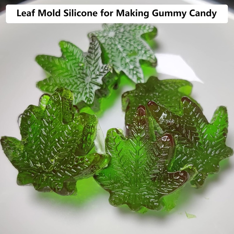 Marijuana Cannabis Hemp Leaf S - Gummy Candy recension och pris