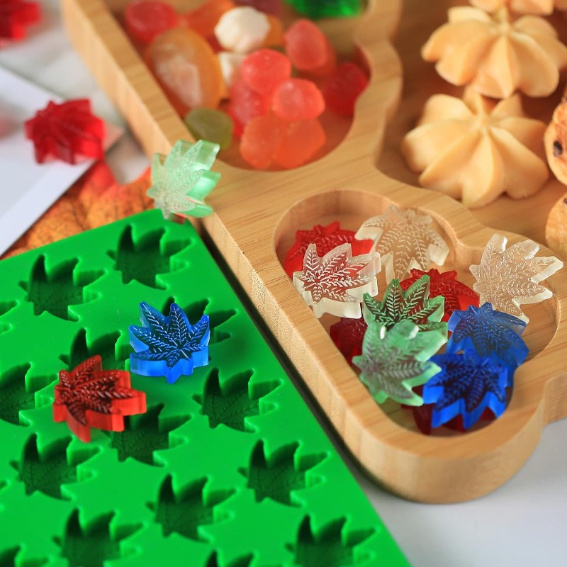 Marijuana Cannabis Hemp Leaf S - Gummy Candy recension och pris