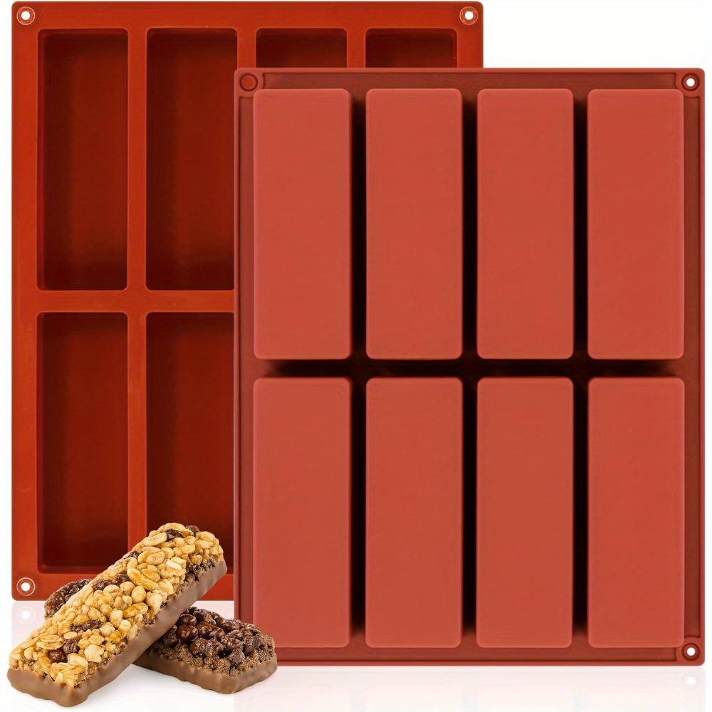 1pc 8-Cavity Silicone Granola  - Protein Bar recension och pris