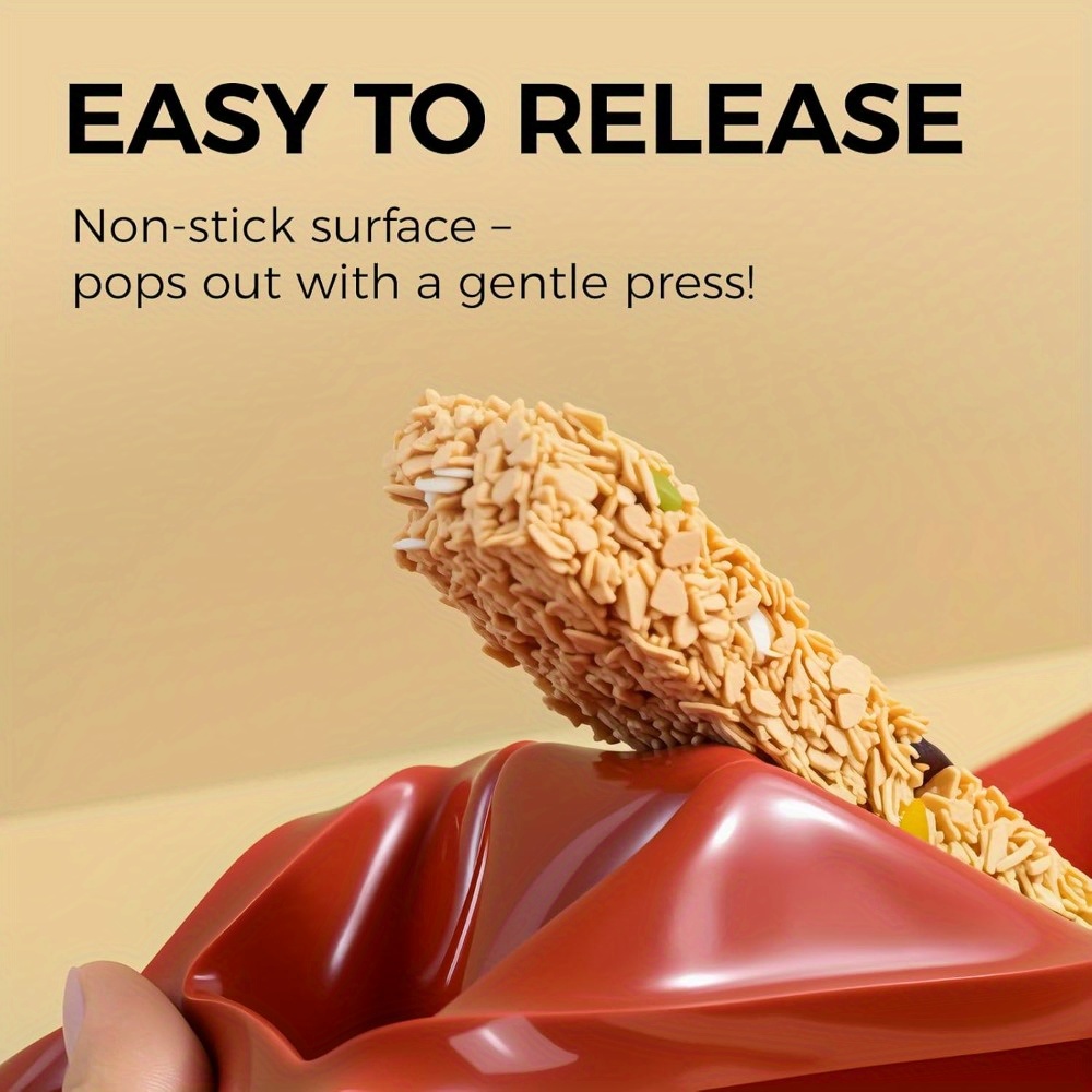 1pc 8-Cavity Silicone Granola  - Protein Bar recension och pris
