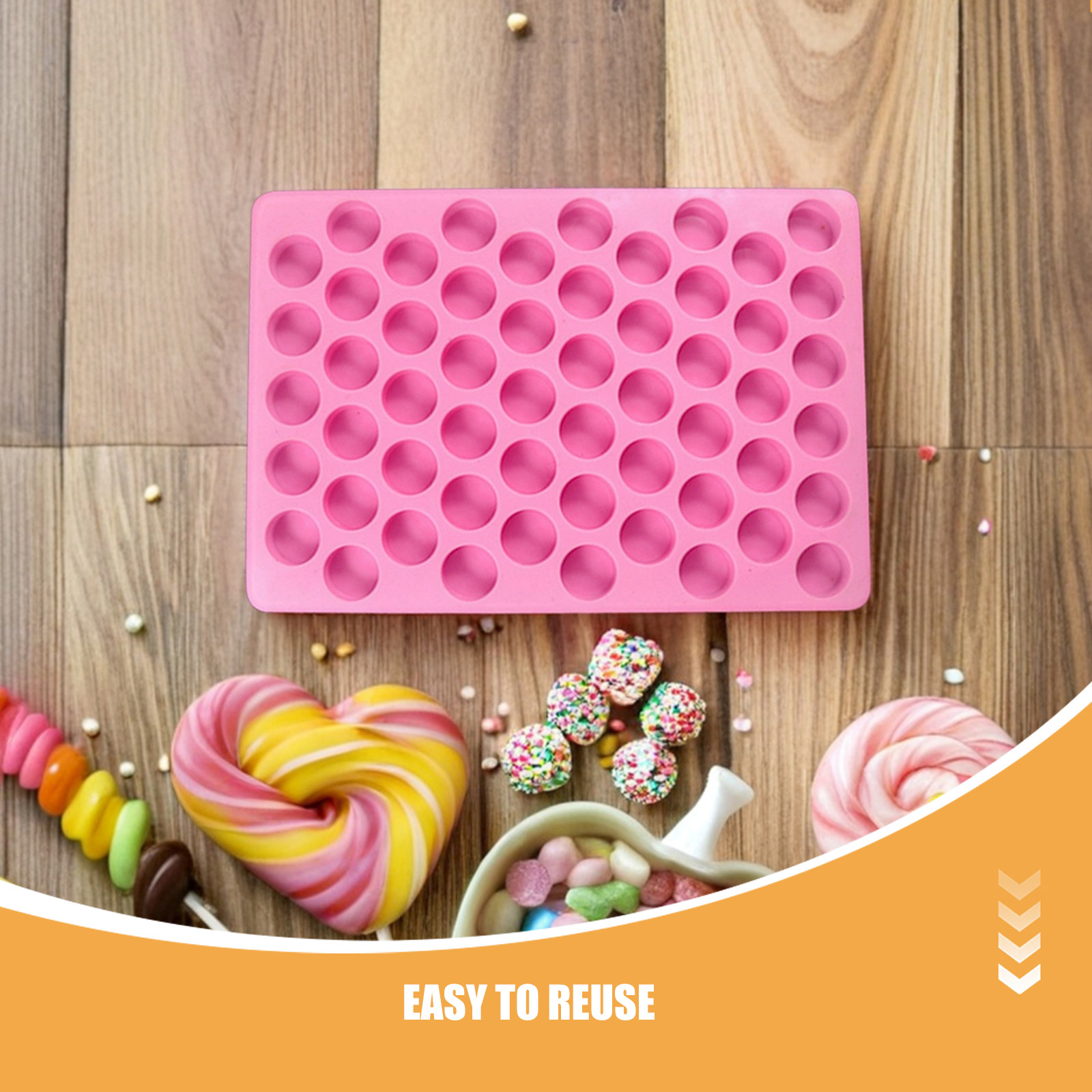 2Pcs Silicone Circle Molds Dia - Gummy Candy recension och pris