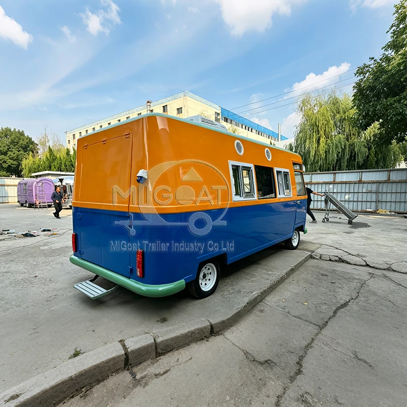 Commercial Mobile Food Van wit - Food Snacks Catering recension och pris