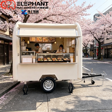 Street Vending Round Food Trai - Food Snacks Catering recension och pris