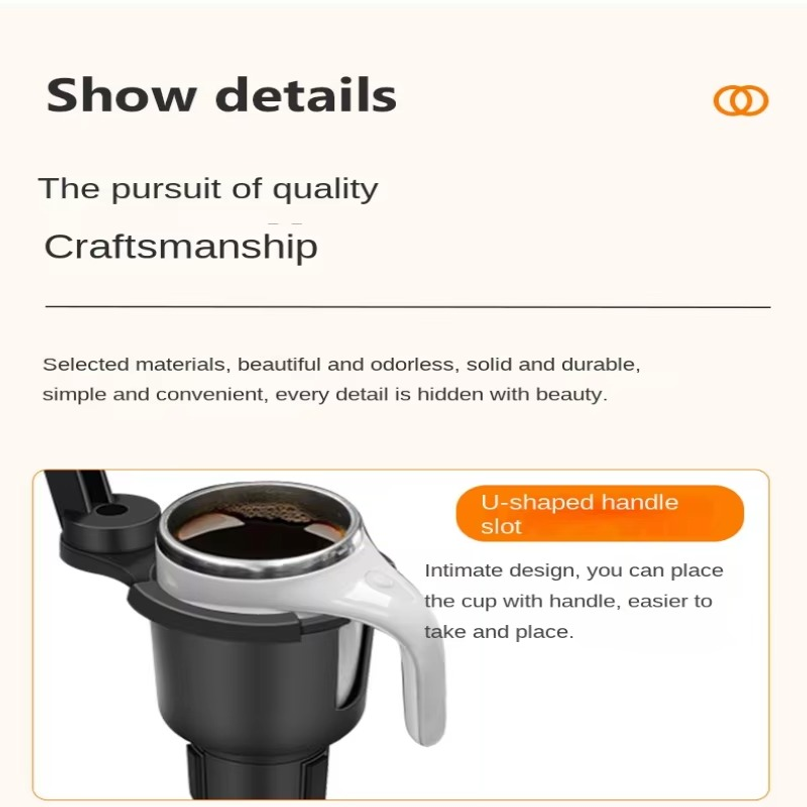 Car Cup Holder Expander Multi- - Food Snacks Drinks recension och pris