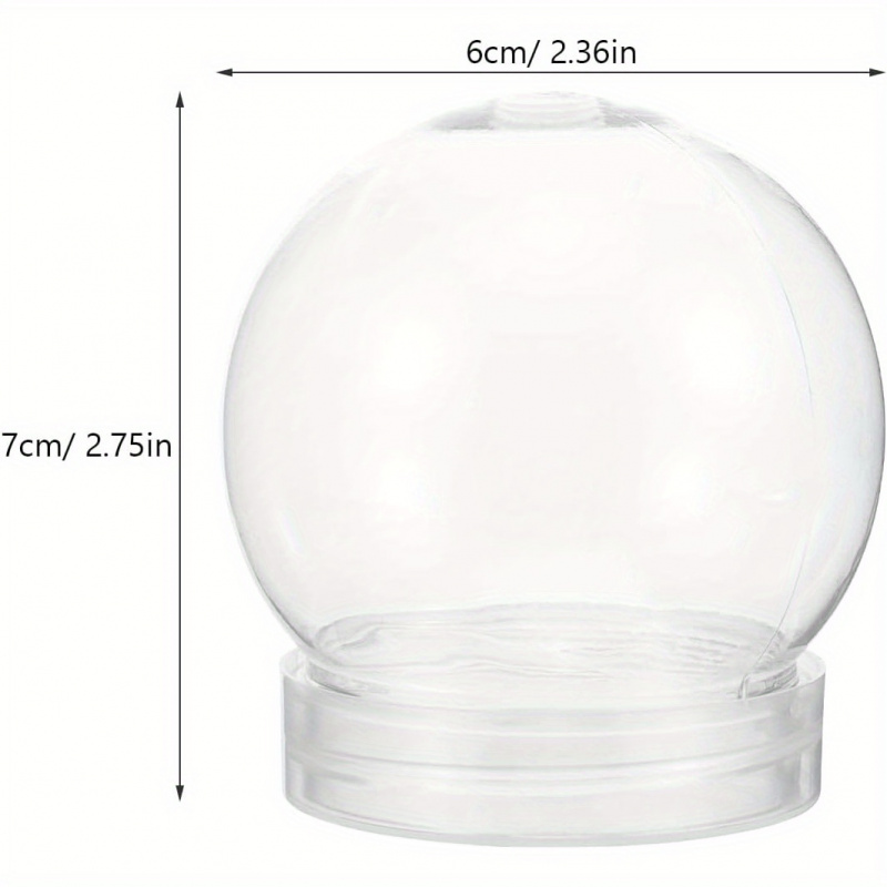 10/20Pcs Spherical Plastic Can - Chocolate Snack recension och pris