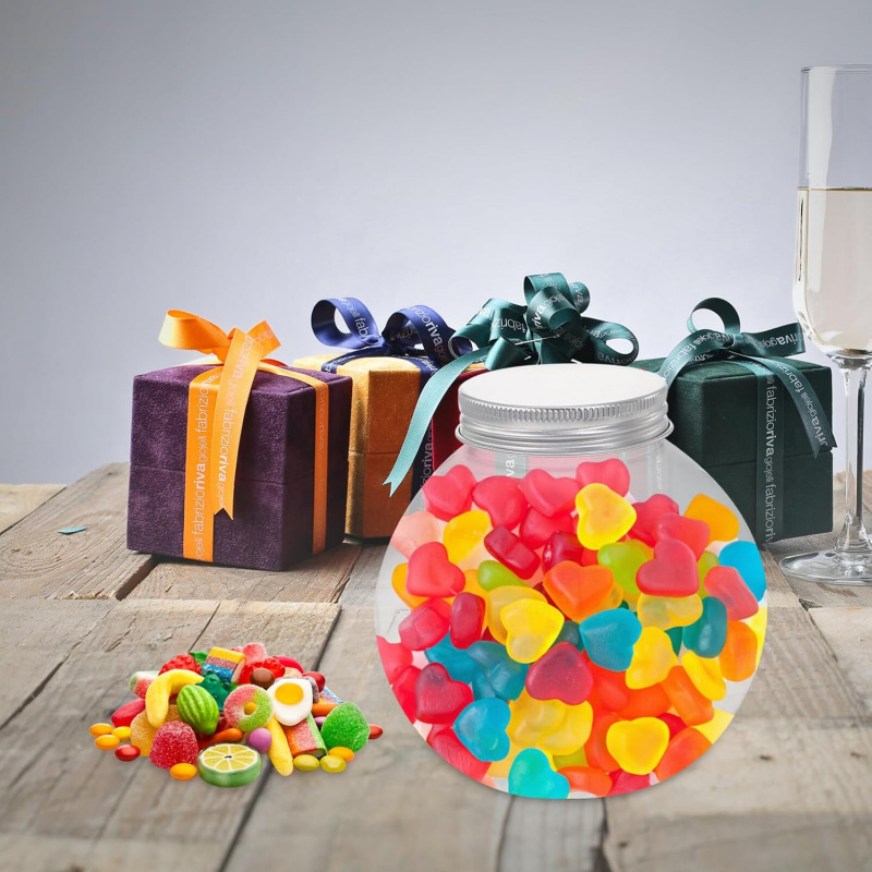 10/20Pcs Spherical Plastic Can - Chocolate Snack recension och pris