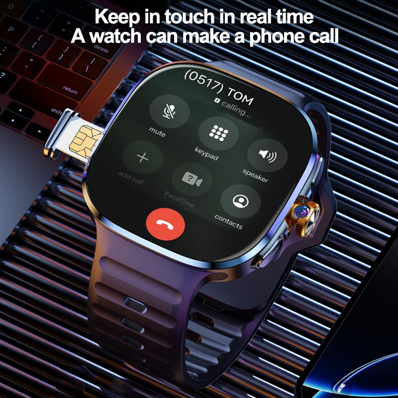New Large Screen Smartwatch 4G - Seaweed Snack recension och pris