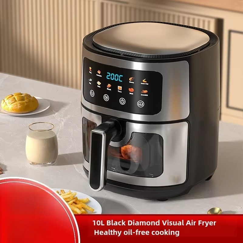 Wholesale 10L Black Air Fryer  - Healthy Snacks Food recension och pris