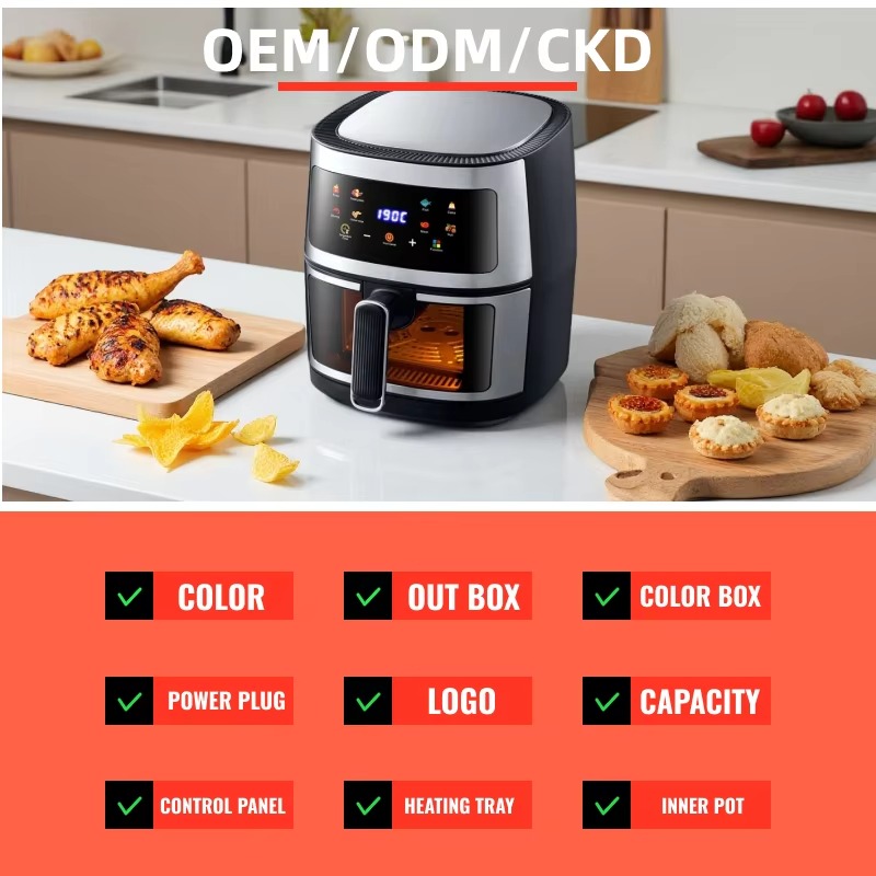 Wholesale 10L Black Air Fryer  - Healthy Snacks Food recension och pris