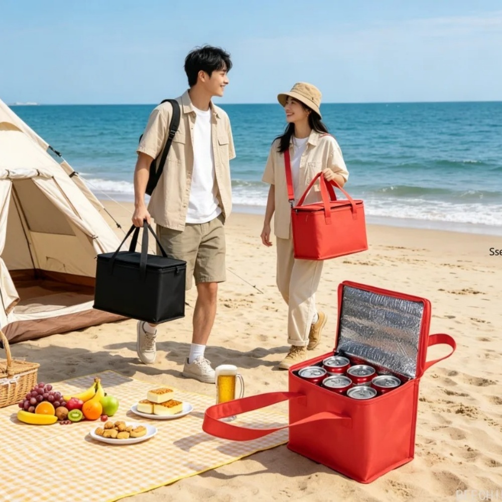 Portable Lunch Cooler Bag Fold - Food Snacks Delivery recension och pris