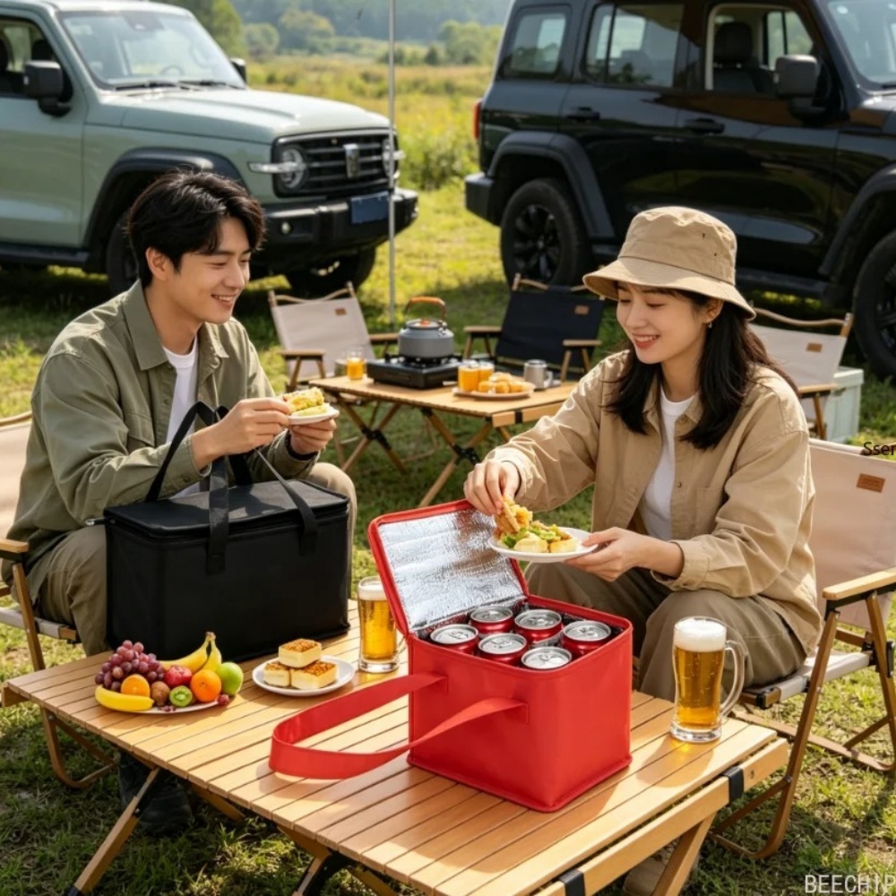 Portable Lunch Cooler Bag Fold - Food Snacks Delivery recension och pris