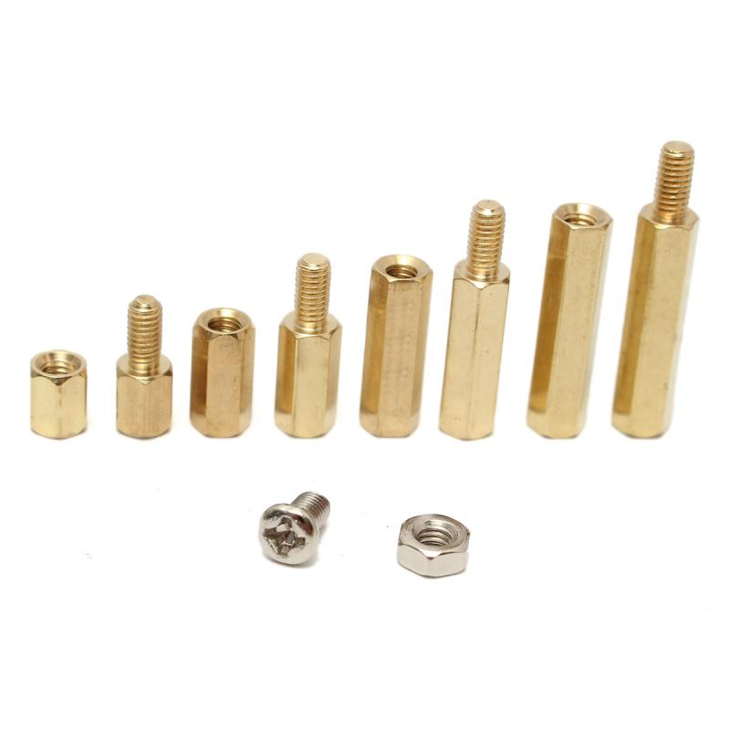 120pcs M3 Male Female Brass He - Nuts Mix recension och pris