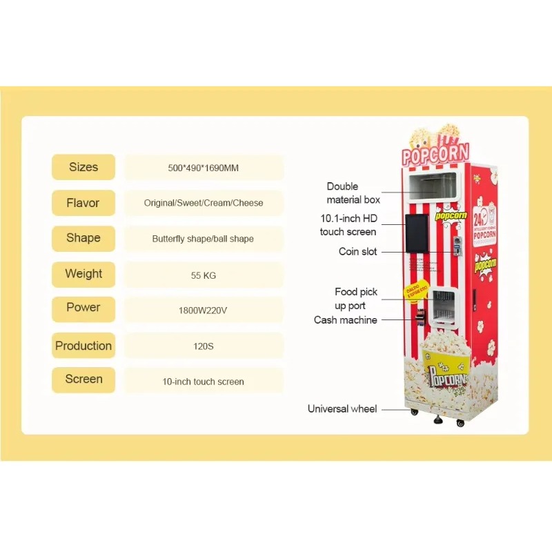 Customized New Automatic Popco - Popcorn recension och pris