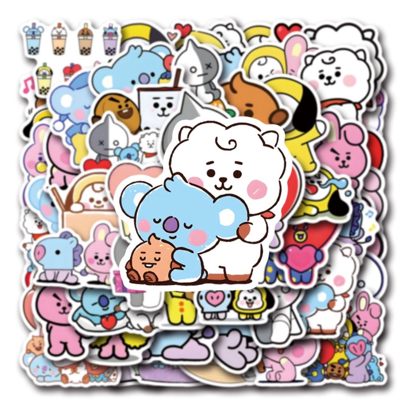 100/200PCS BT21 Chimmy Cooky k - Cookies Pack recension och pris