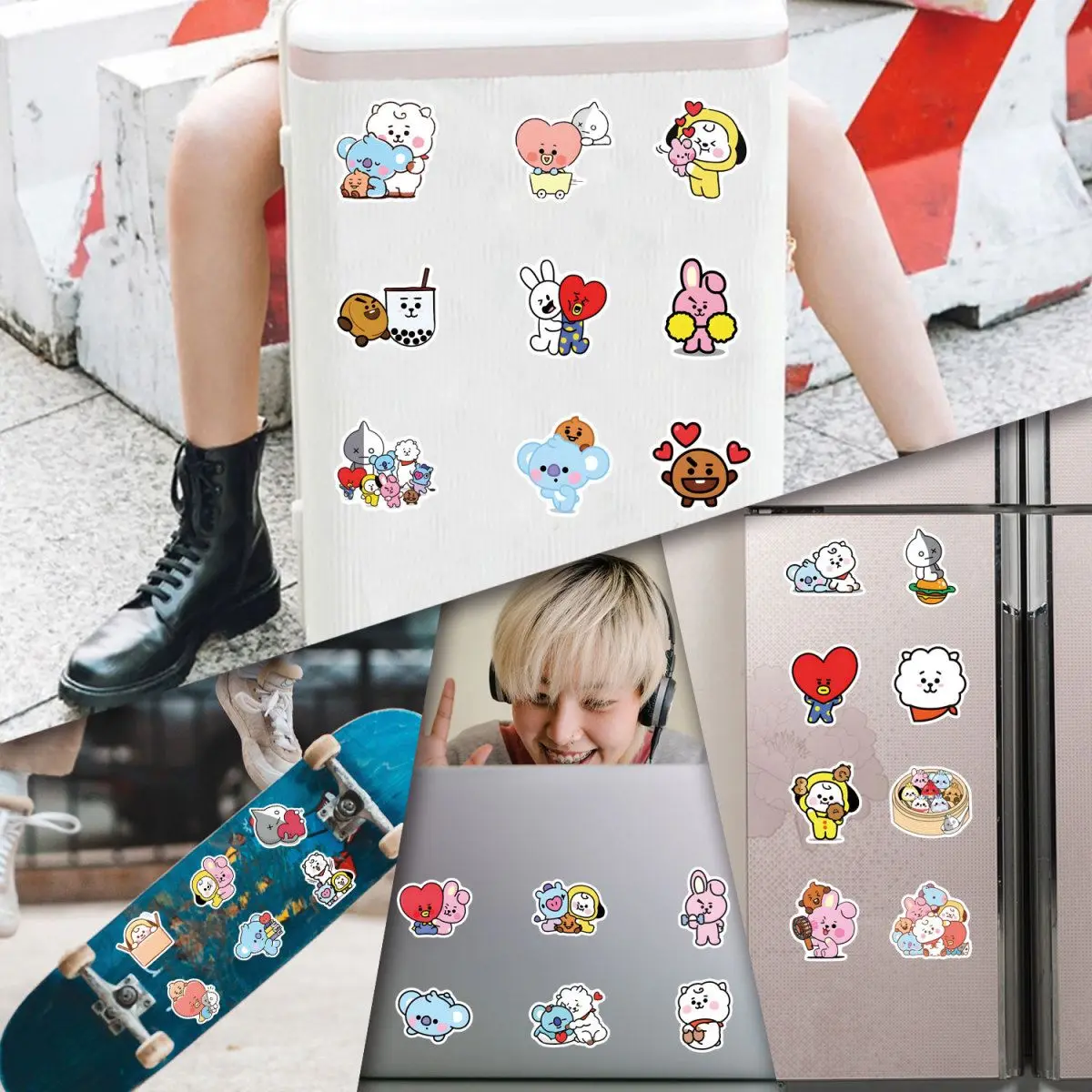 100/200PCS BT21 Chimmy Cooky k - Cookies Pack recension och pris