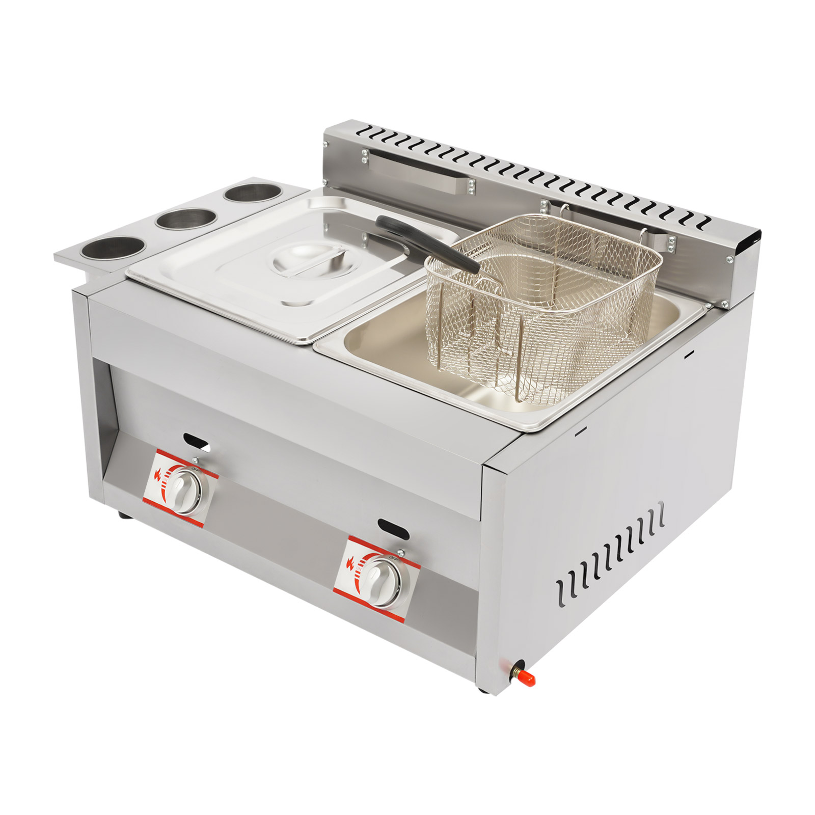 Commercial Deep Fryer 2-Tank 6 - Food Snacks Catering recension och pris