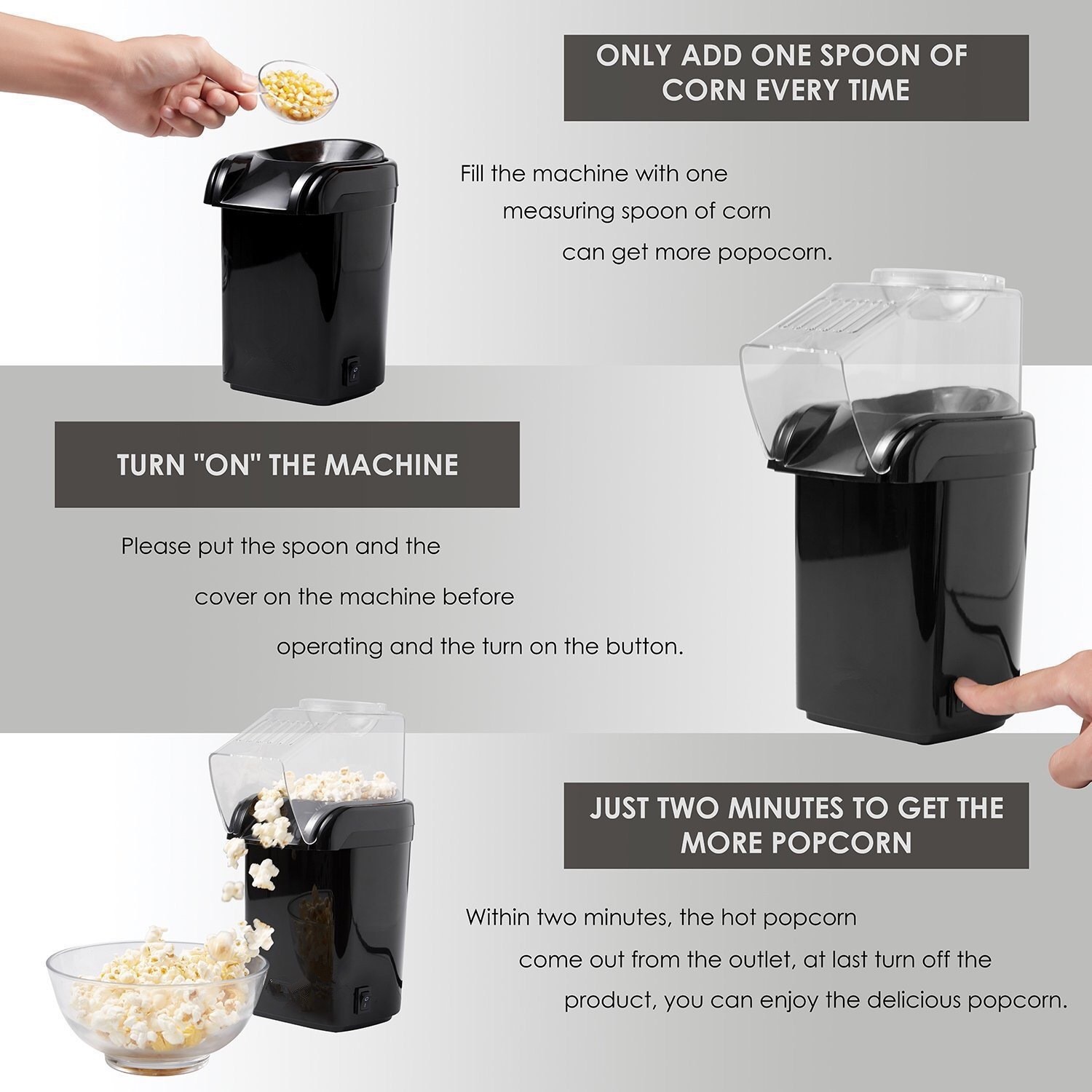 Easy Operate Small Home Use Po - Popcorn recension och pris