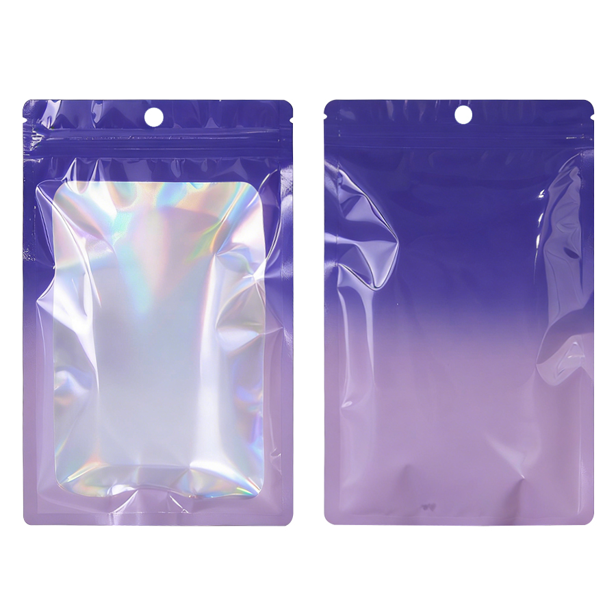 Holographic Color Square Zippe - Dried Fruit recension och pris