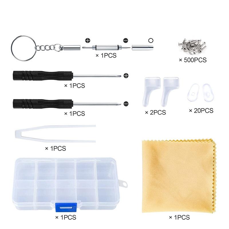 New·500Pcs/set Eyeglasses Sung - Nuts Mix recension och pris
