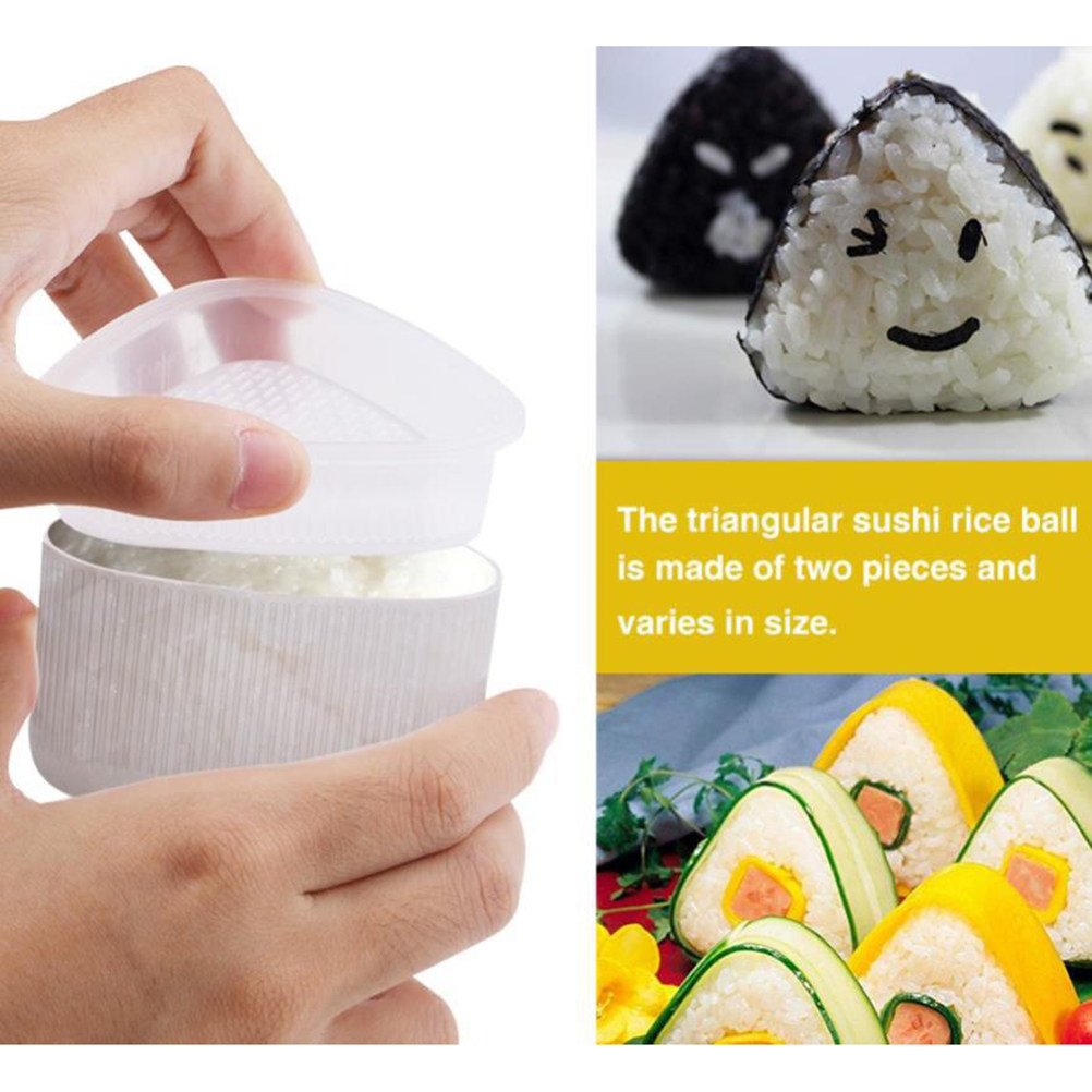 2Pcs Triangle Rice Ball Mold S - Seaweed Snack recension och pris