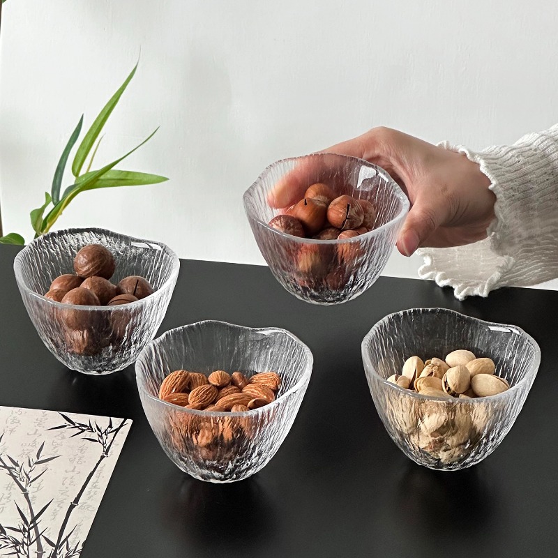 Clear Glass Cups Divided Nut T - Dried Fruit recension och pris