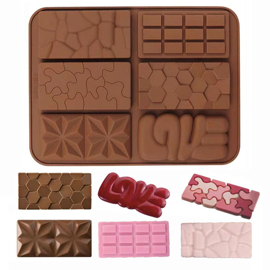 1pc Chocolate Mold 3D Silicone - Chocolate Snack recension och pris