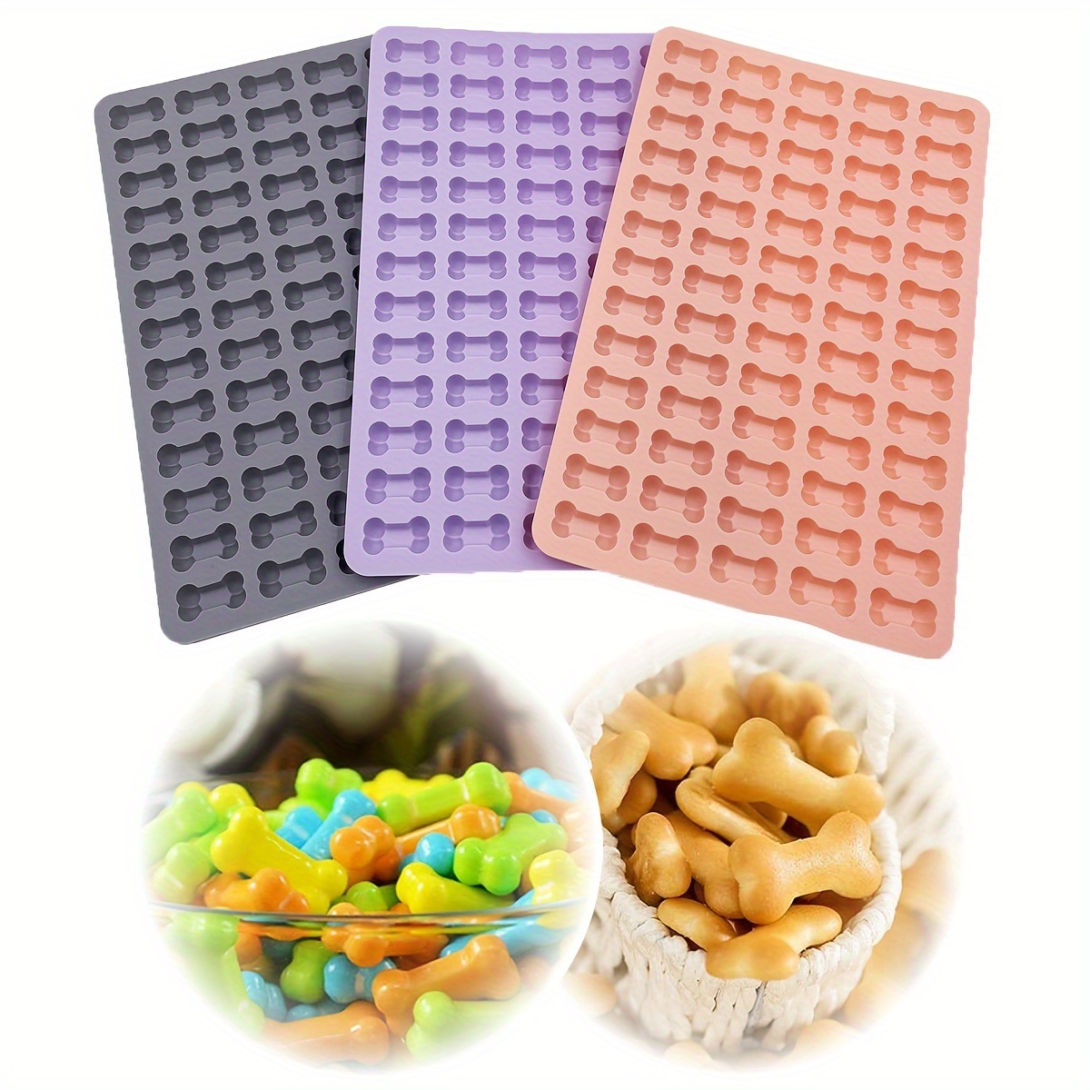 1pcs Mini Bone Biscuit Mold Pi - Chocolate Snack recension och pris